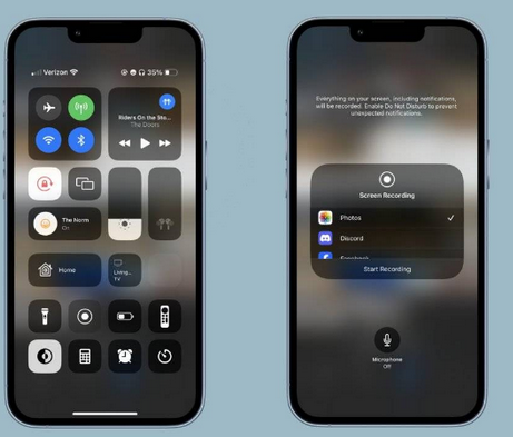 大成镇苹果15维修分享iPhone15录制屏幕时如何录制音频 
