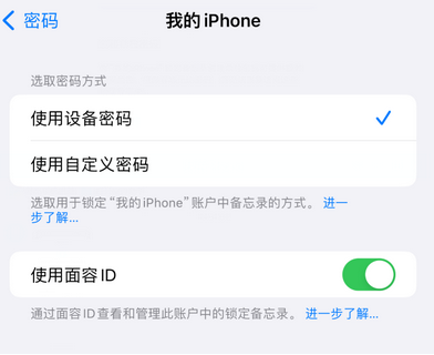 大成镇apple维修分享iPhone锁定备忘录的两种方式