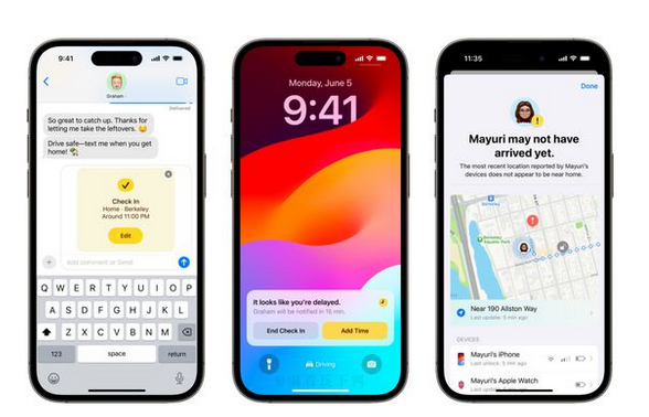 大成镇苹果维修站分享如何在iPhone上使用平安确认功能 