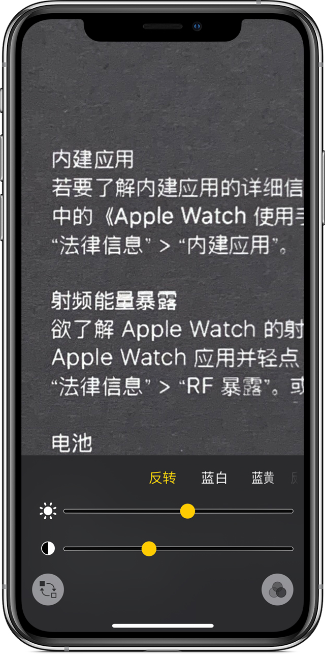 大成镇苹果手机维修分享iPhone 小技巧：使用自带的放大器功能放大文字 